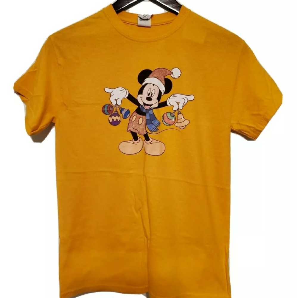 Mickey Mouse Yellow Tee Size Small